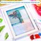 240 Pieces Diamond Painting Release Paper Double Sided Release Paper Nonstick Cover Replacement for Diamond Painting Supplies, 2 Sizes, 6 x 4 Inch and 6 x 6 Inch